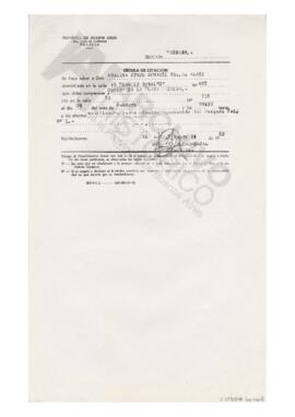 Cédula de citación, cédula de notificación de resolución, recurso de apelación y cédula de notifi...