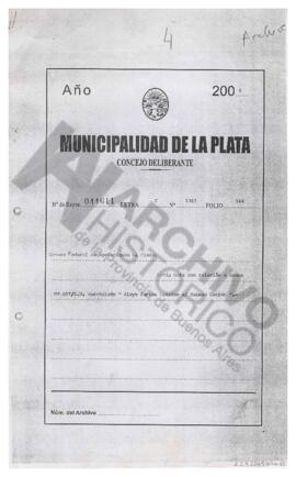 Documentación relacionada con el expediente 44611, causa N657/S.U caratulada “Alaye Carlos Esteba...