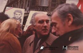 Manifestación en Francia por argentinos desaparecidos 1979