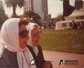 Entrega petitorio al Gobierno Provincial, Plaza San Martín 1981