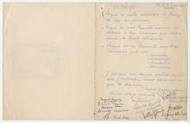 Nota dirigida a Adelina por el Día de la Secretaria. 1989