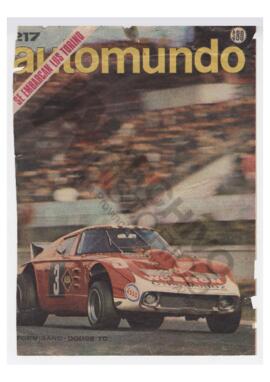 Tapa de la Revista Automundo. Nº217