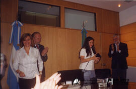 Inauguración Plazoleta Azucena Villafor en Avellaneda 2004