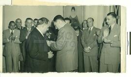 Juan Domingo Perón con Ministros extranjeros