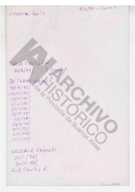 Manuscrito de Adelina 1999