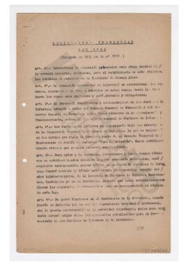Legislación pre- escolar, Ley 5096 (derogada en 1951 por la Nº 5650.