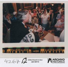 Madres con el presidente Kirchner 2005