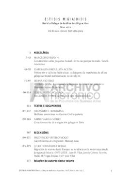 “Mulleres arxentinas na Guerra Civil Española”. Revista Estudios Migratorios, Vol. III 2010, Sant...