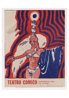 Revista de publicidades “Teatro cómico”.