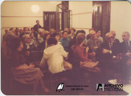Reunión Madres La Plata y APDH en el Colegio de Arquitectos de La Plata 1980