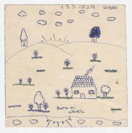 Dibujo (Para mi abuela). 1987