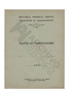 Boletín de clasificaciones 2 año 1943