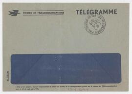 Sobre de Telegrama 1979