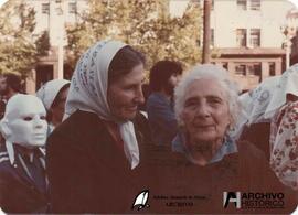 Marcha con máscaras 1985