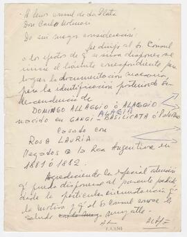 Notas personales con datos familiares