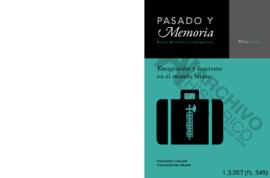 Pasado y Memoria. Revista de Historia Contemporànea Nº11: Emigración y fascismo en el mundo latin...