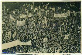 Juan Domingo Perón en actos multitudinarios