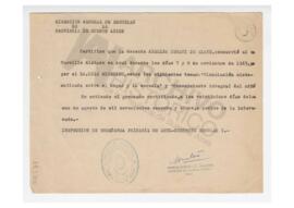 Certificado de participación en un curso sobre Vinculación sistematizada entre el hogar y la escu...