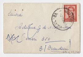 Sobre dirigido a Adelina.