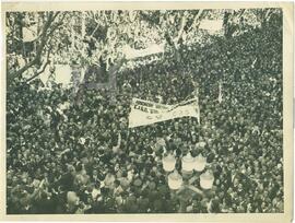 Juan Domingo Perón en actos multitudinarios