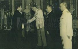 Juan Domingo Perón con Embajadores