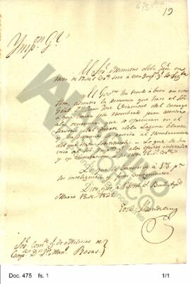 El Inspector General transcribe a Rosas la resolución por la cual  acéptase la renuncia presentad...