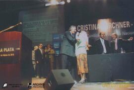 Acto Néstor Kirchner -Adelina 2010