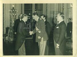 Juan Domingo Perón con Embajadores