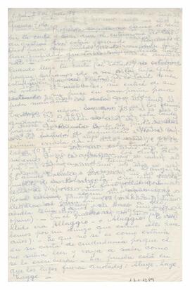 Carta enviada a Adelina desde Azul. Firmada, María A. Moschini de López 1978