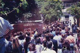 Demolición muro de la Facultad de Arquitectura 1995