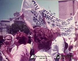 Centenario La Plata, escrache a Bignone 1982