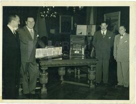 Juan Domingo Perón con Ministros extranjeros