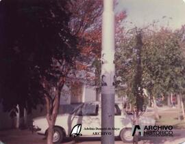 Ensenada, afiches pegados por Adelina 1984