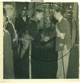 Juan Domingo Perón con Embajadores