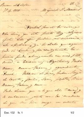 Carta de Gervasio Rosas enviada a su hermano consultándolo sobre algunos artículos que pueda util...