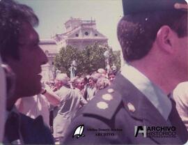 Centenario La Plata, escrache a Bignone 1982